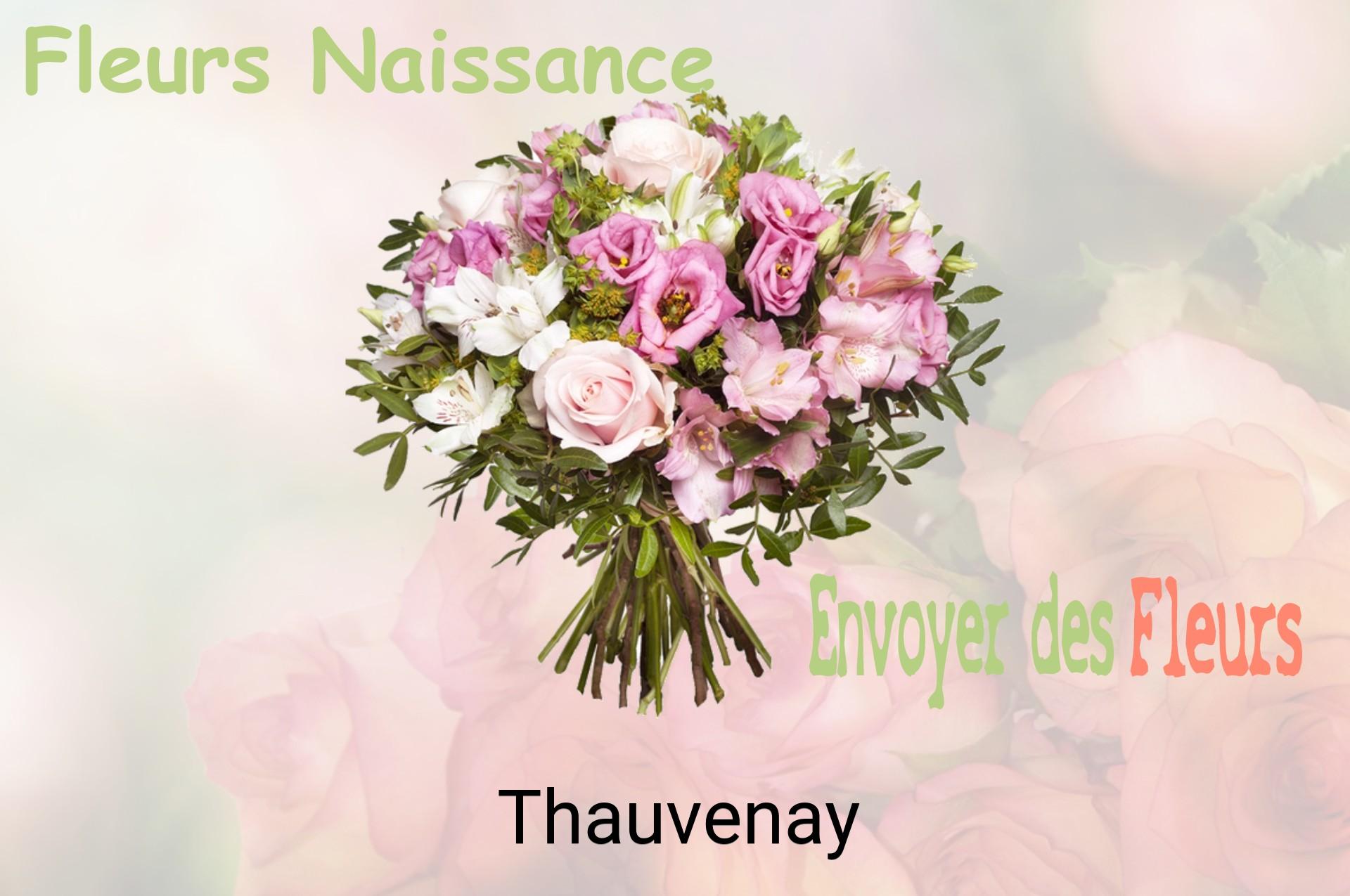 Bouquet de fleurs de naissance livré à Thauvenay